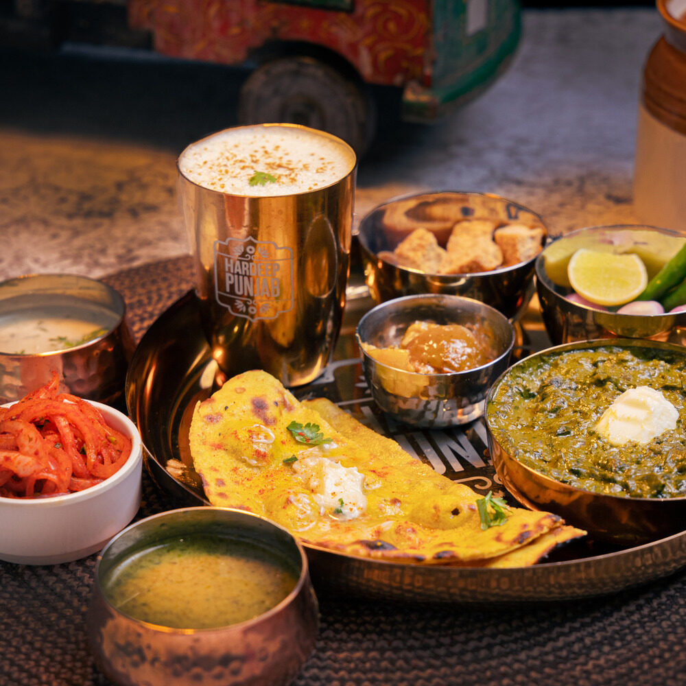 Hardeep Punjab thali spread