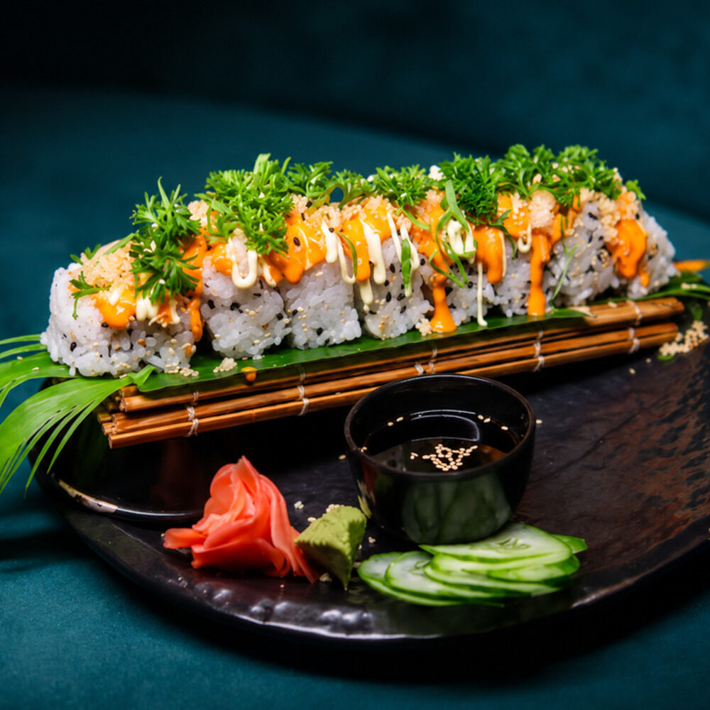 BluOlive Bar sushi roll